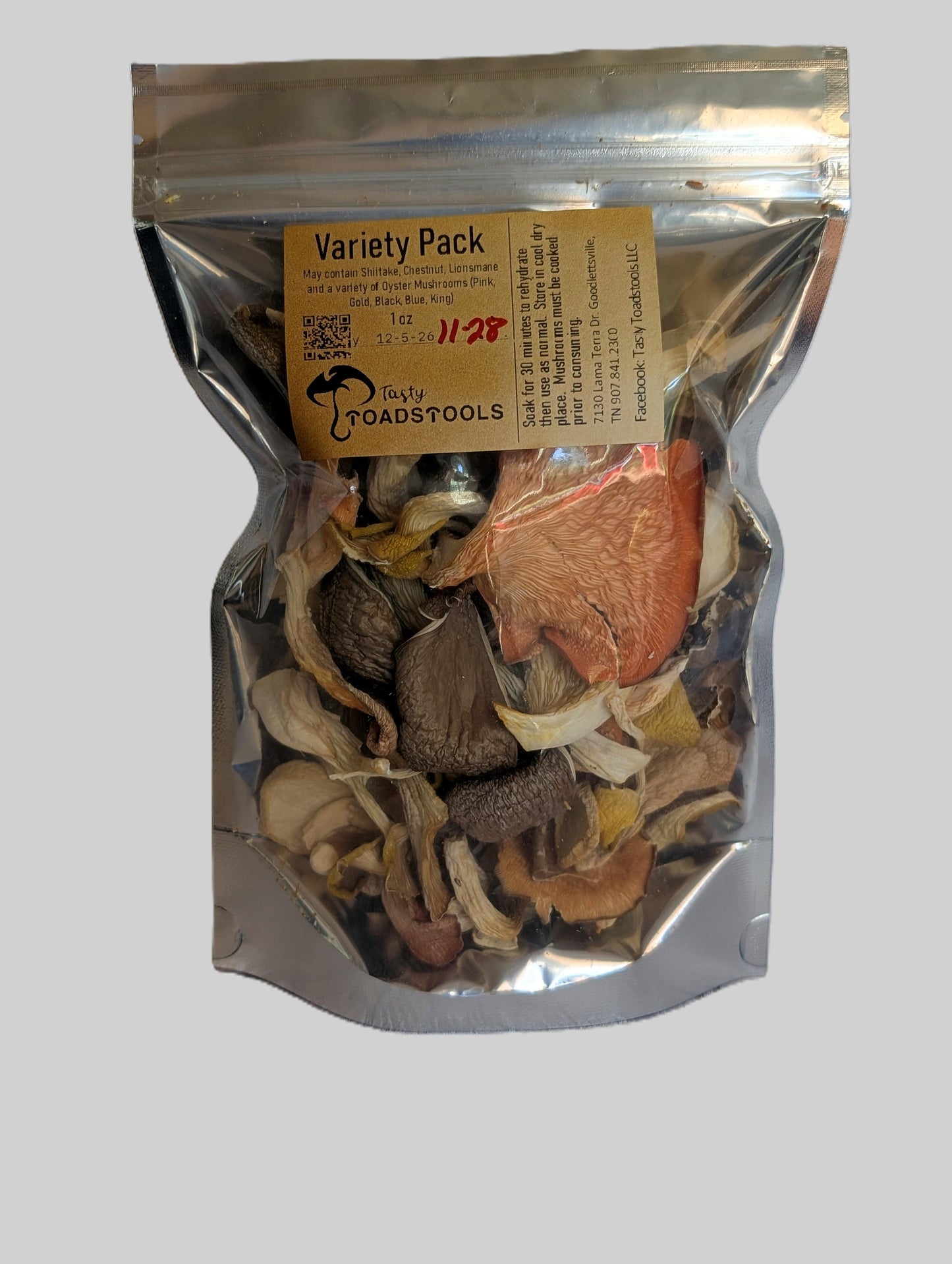 Variety Pack Dried Mushrooms