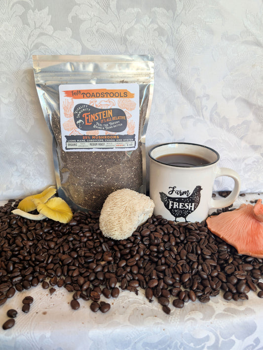 ⚡ EINSTEIN — Organic Medium Roast Mushroom Coffee